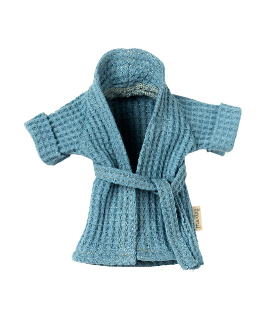 Maileg Bathrobe In Dusty Blue