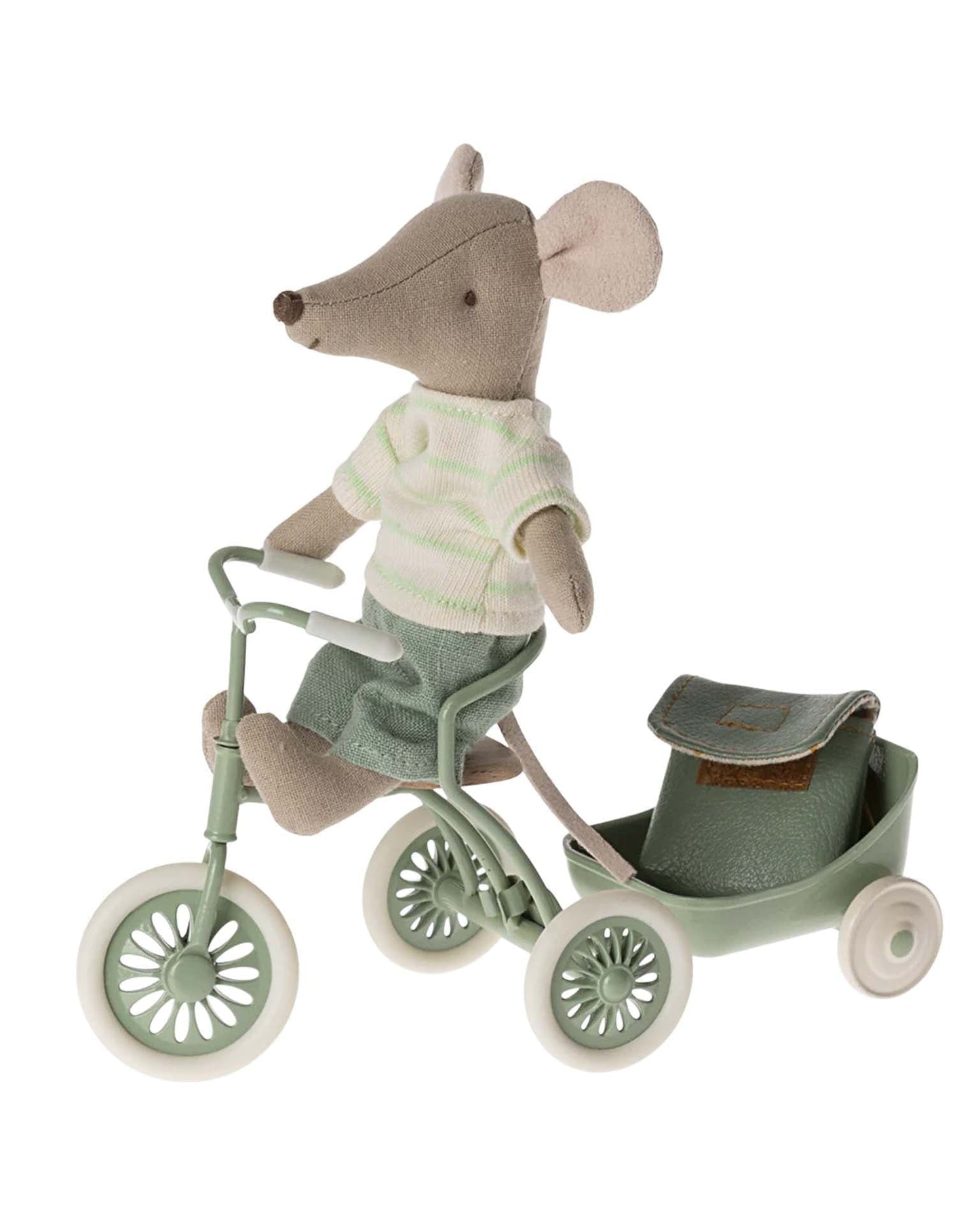 Maileg Big Brother Tricycle Mouse In Mint