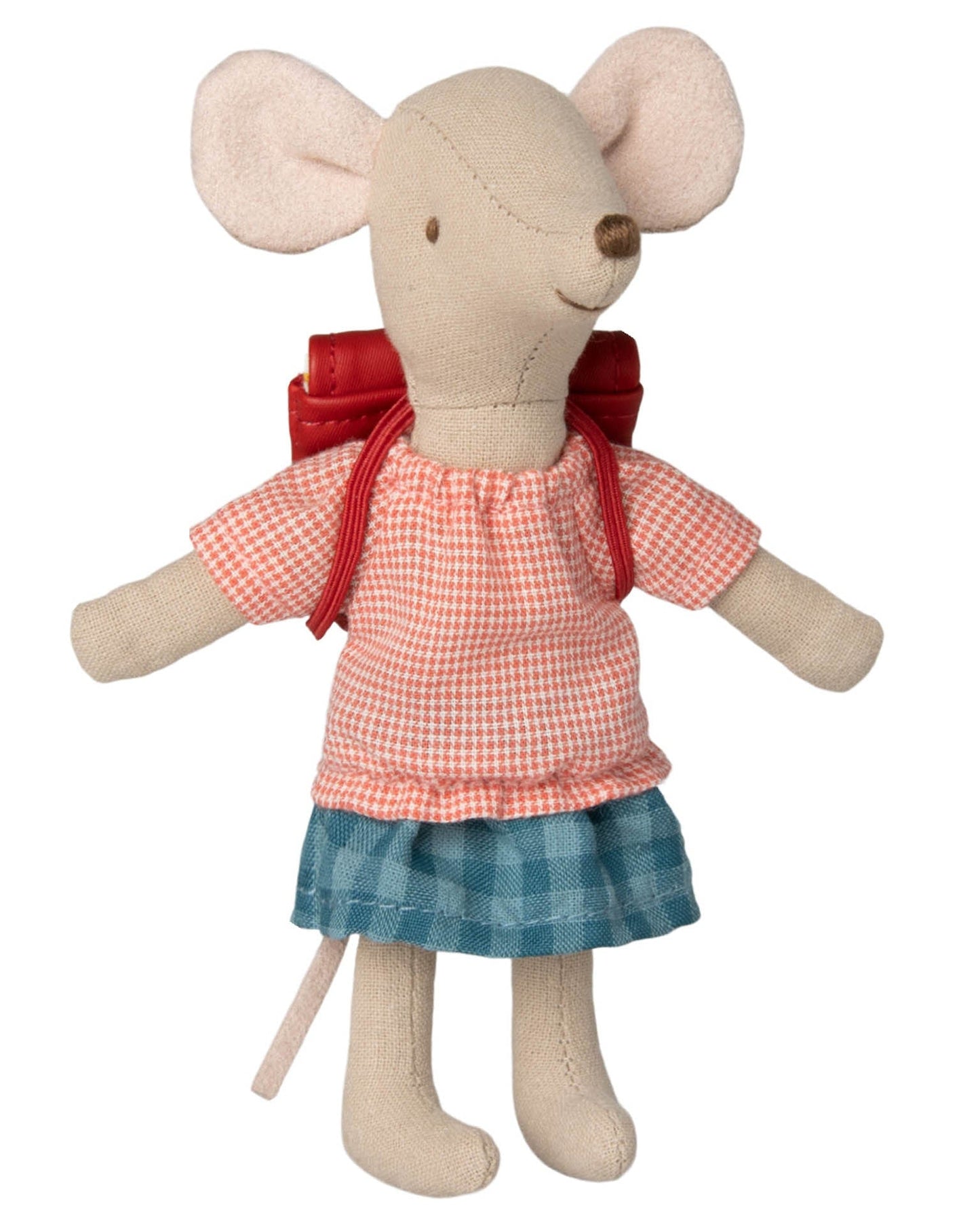Maileg Big Sister Mouse Clothes And Bag In Red