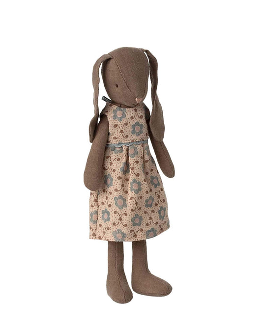 Maileg Bunny, Size 2 - Brown Dress