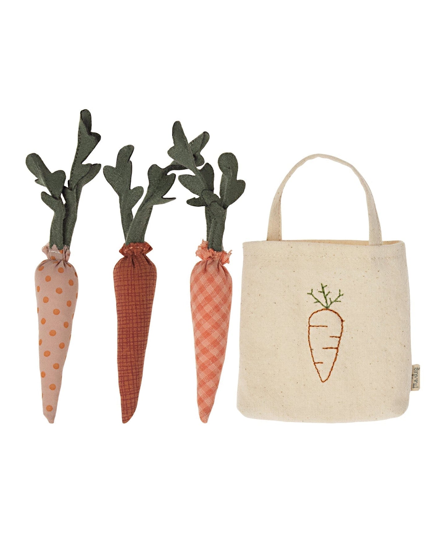 Maileg Carrots In Shopping Bag
