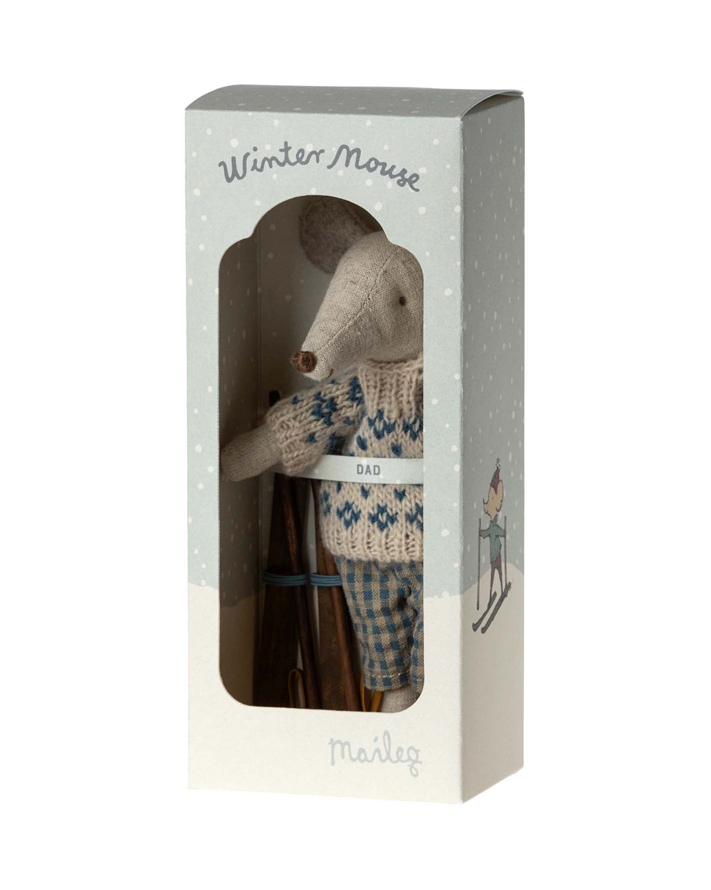 Maileg Dad Winter Mouse