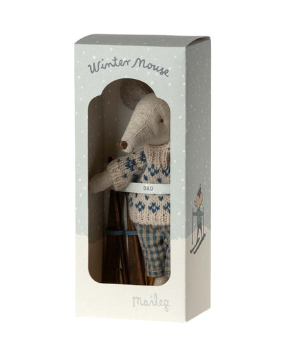 Maileg Dad Winter Mouse
