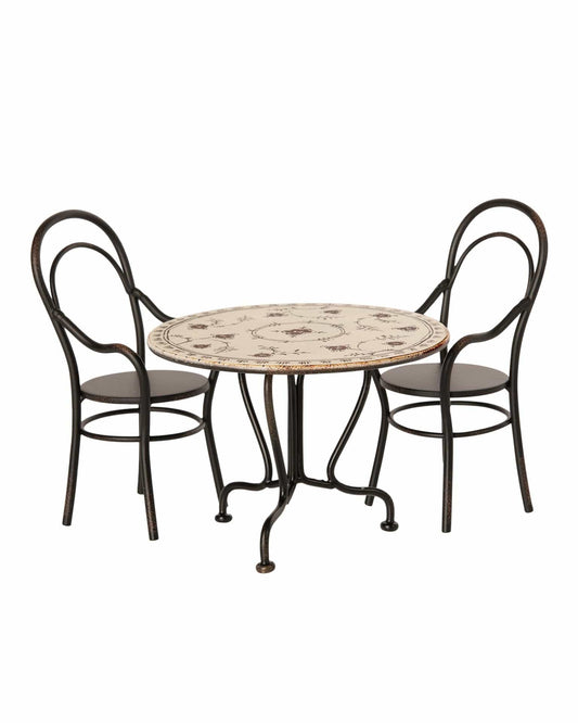 Maileg Dining Table Set With 2 Chairs