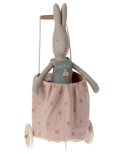 Maileg Dots Trolley In Rose
