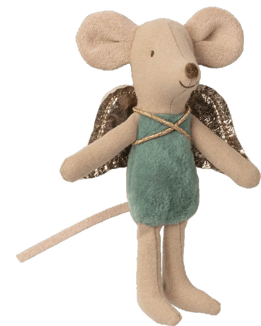 Maileg Fairy Mouse In Mint Blue
