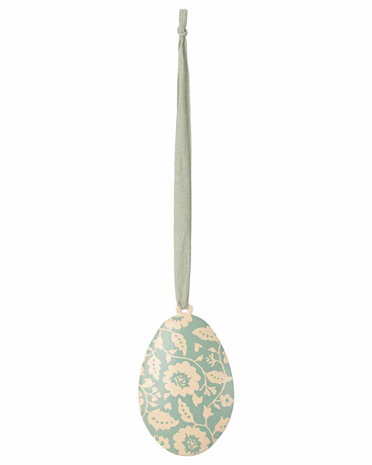 Maileg Flowers Easter Egg Ornament In Mint