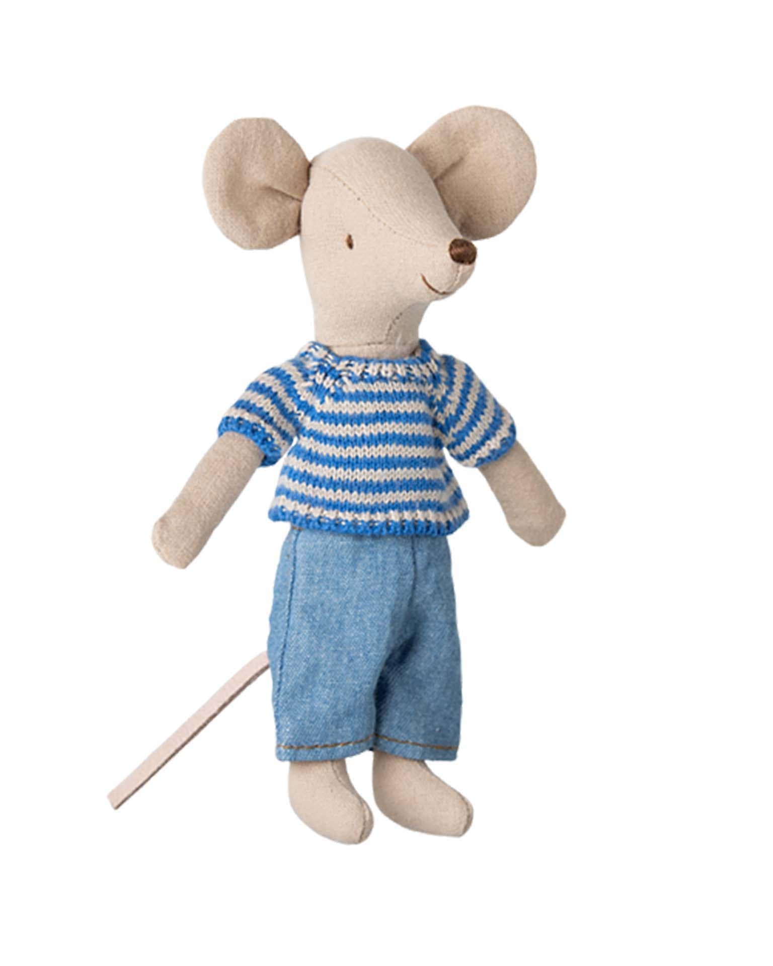 Maileg Knitted Sweater And Pants, Big Brother Mouse