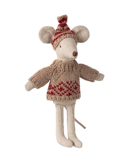 Maileg Knitted Sweater + Hat For Mum Mouse
