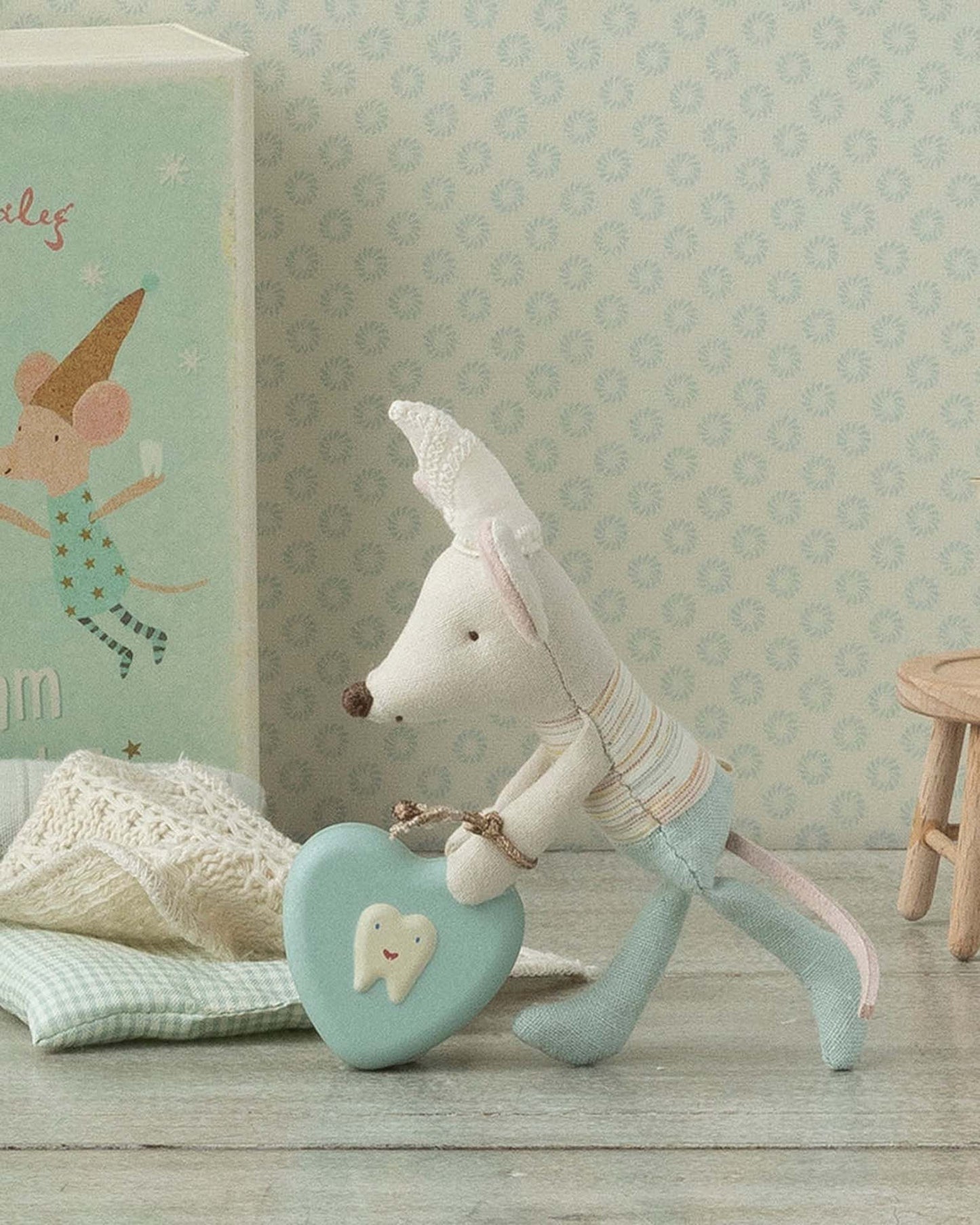 Maileg Little Brother Tooth Fairy Mouse In Matchbox