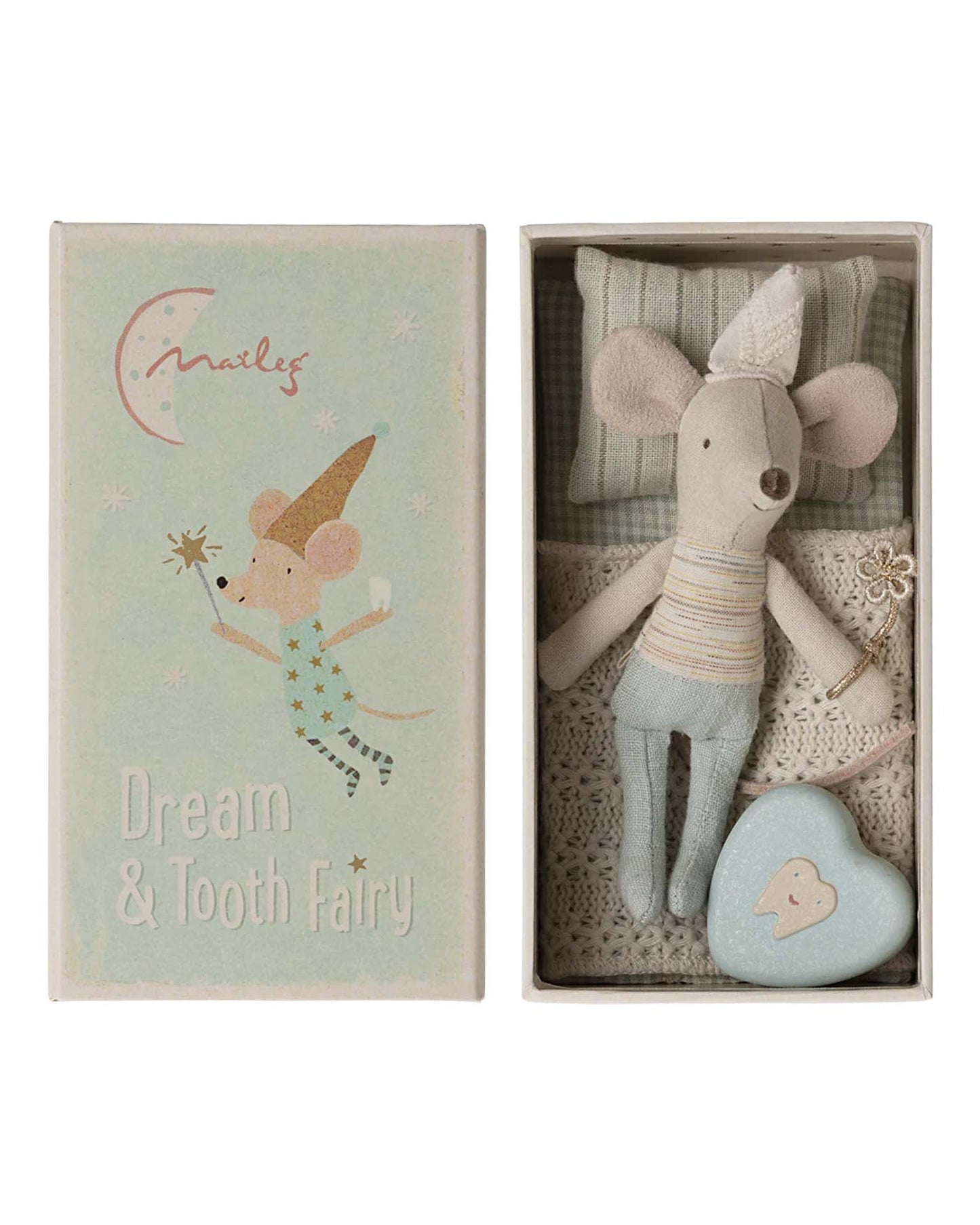 Maileg Little Brother Tooth Fairy Mouse In Matchbox