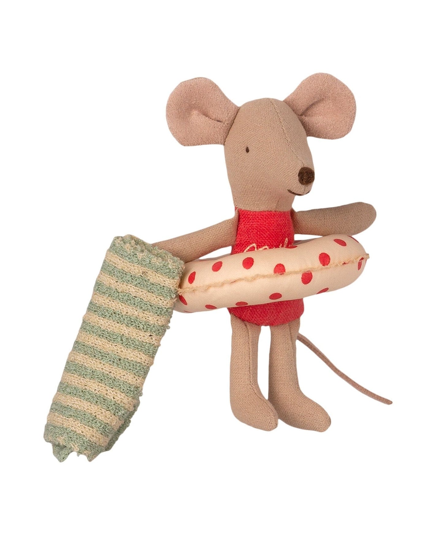 Maileg Little Sister Mouse In Cabin De Plage