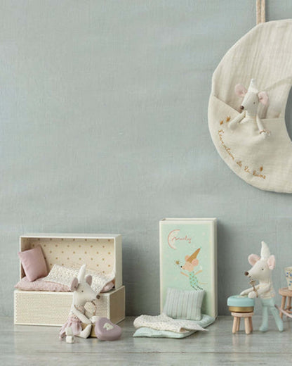 Maileg Little Sister Tooth Fairy Mouse In Matchbox