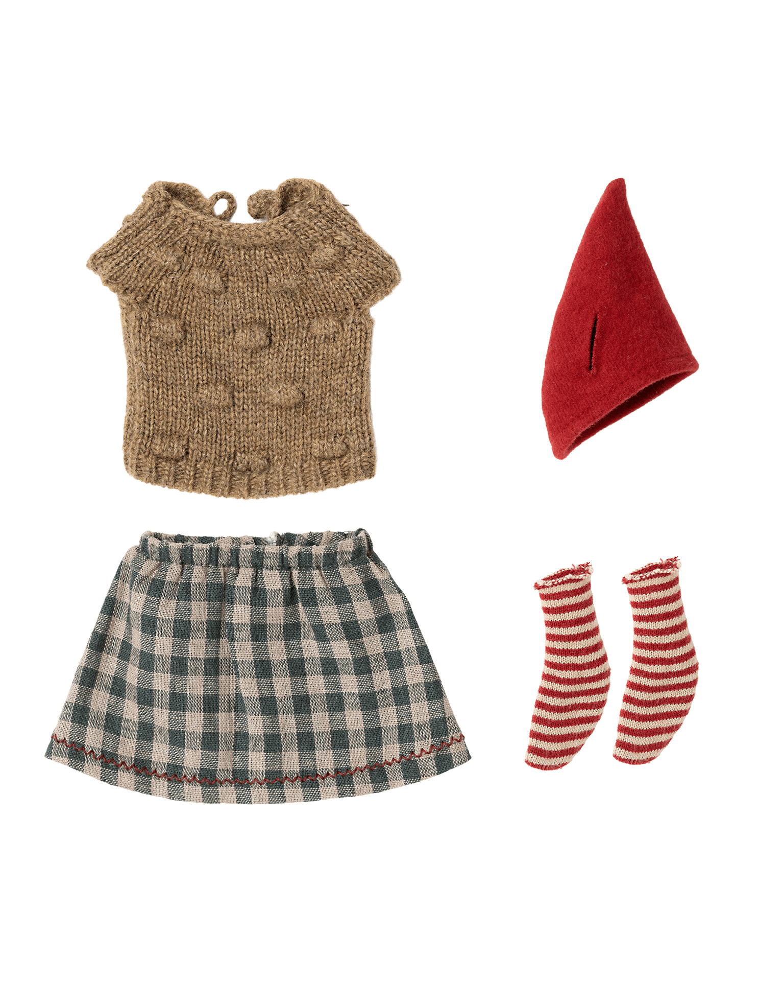 Maileg Medium Christmas Mouse Girl