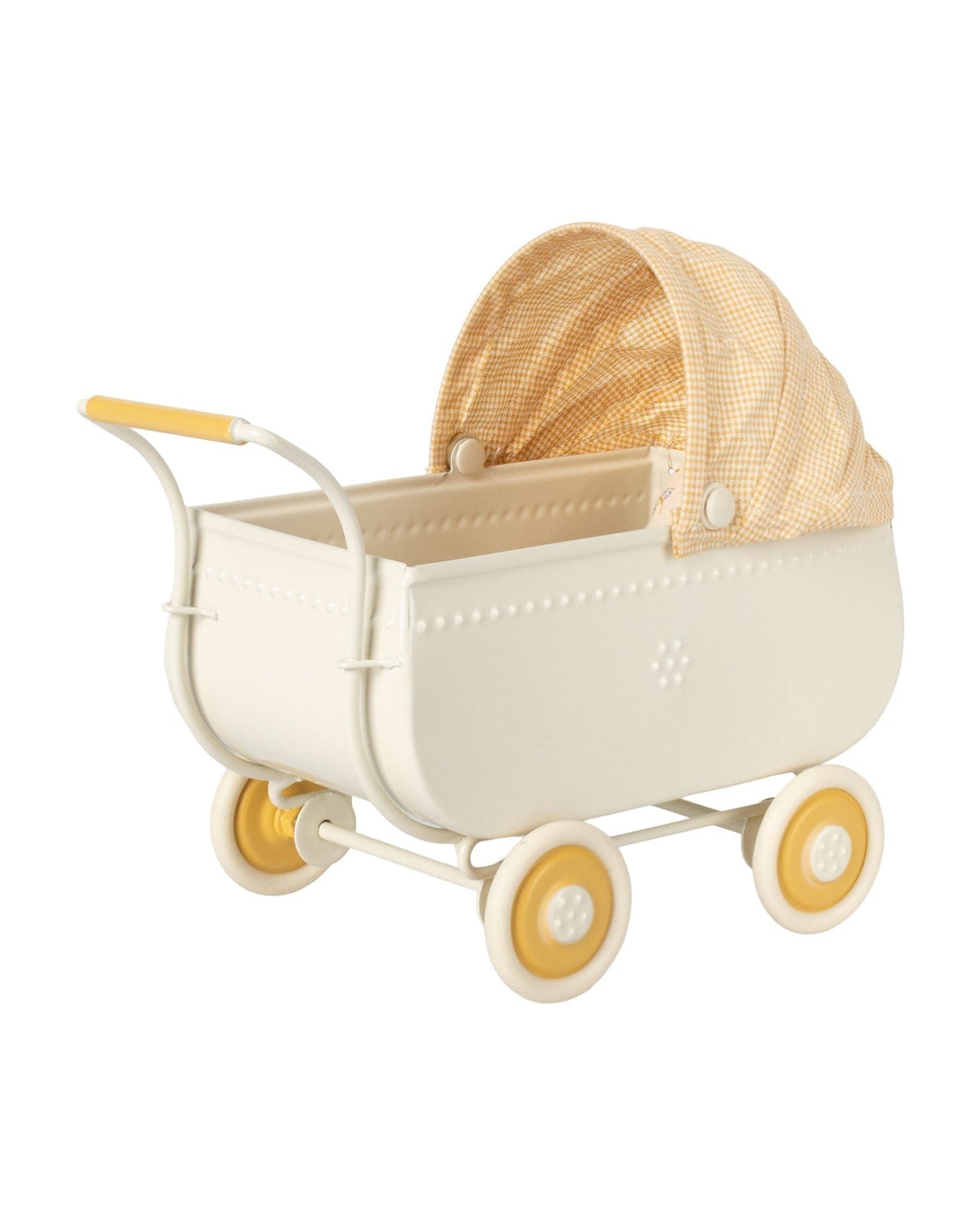 Maileg Micro Pram In Yellow