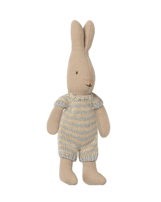 Maileg Micro Rabbit In Light Blue