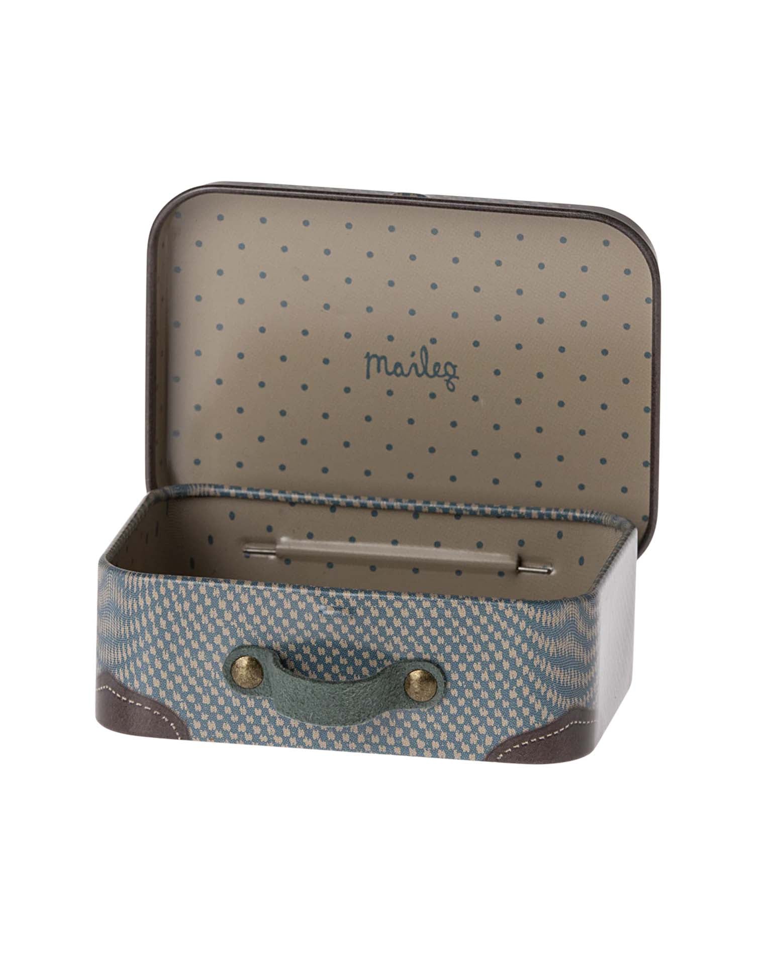 Maileg Micro Suitcase In Blue
