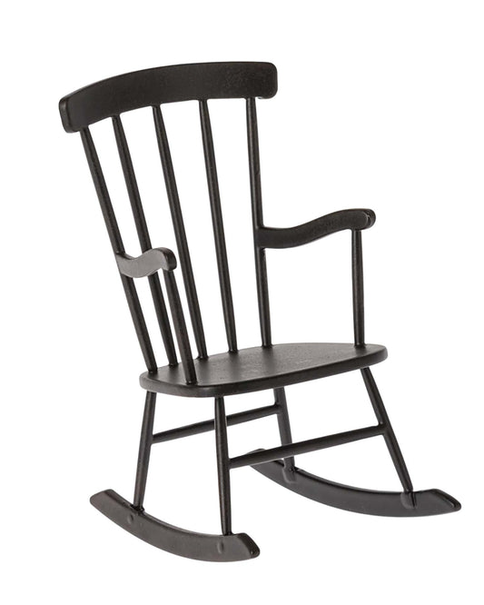 Maileg Mini Rocking Chair In Anthracite