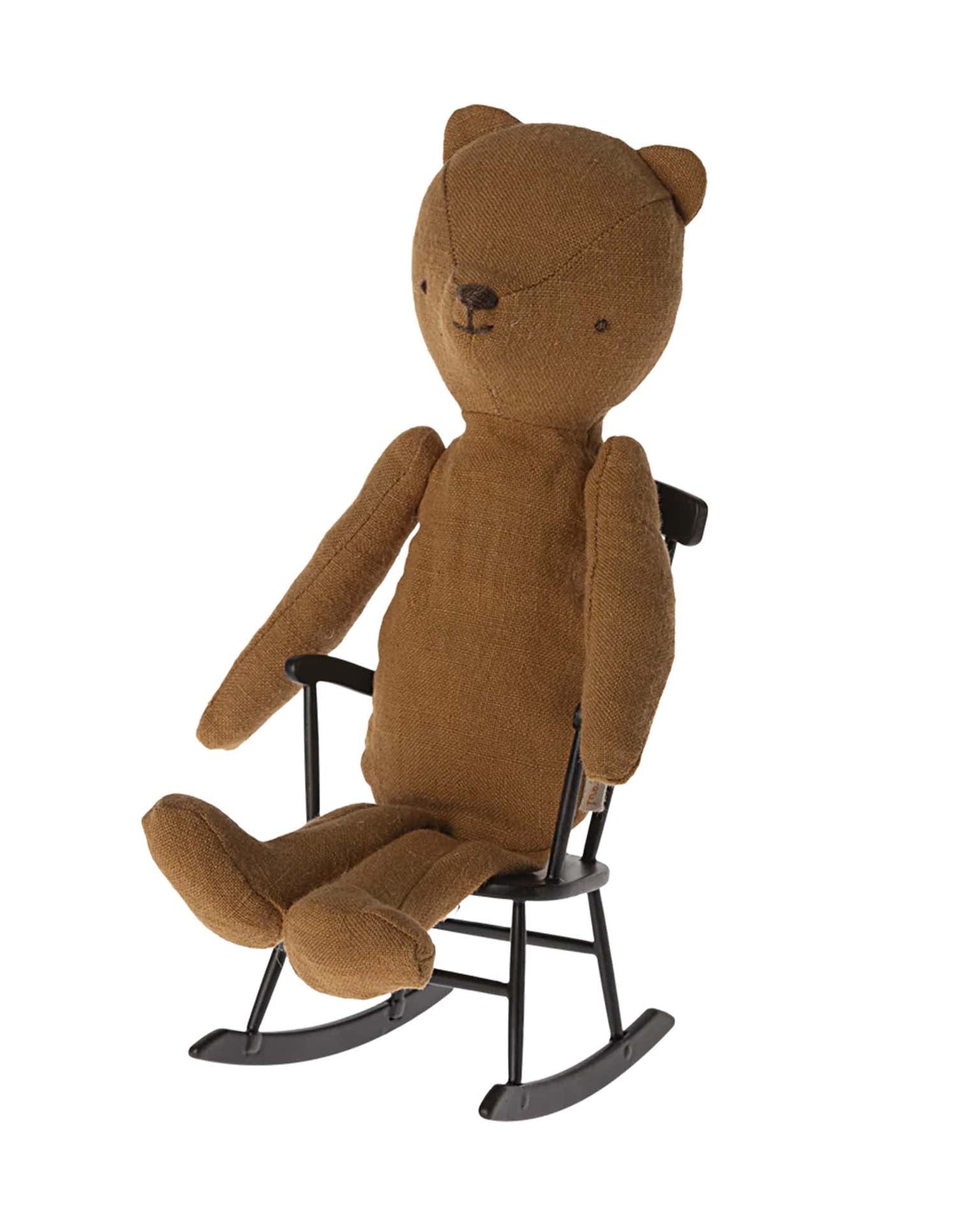 Maileg Mini Rocking Chair In Anthracite