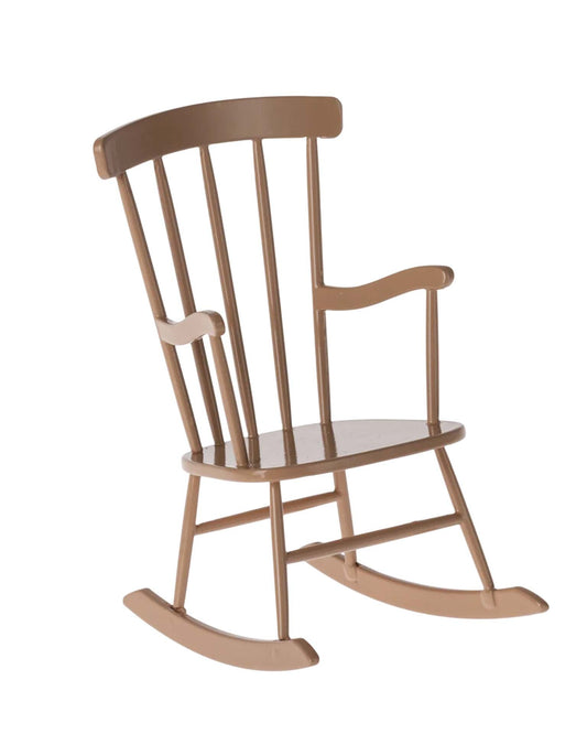Maileg Mini Rocking Chair In Dark Powder
