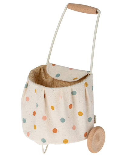 Maileg Mini Trolley In Multi Dots