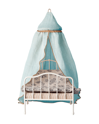 Maileg Miniature Bed Canopy In Mint