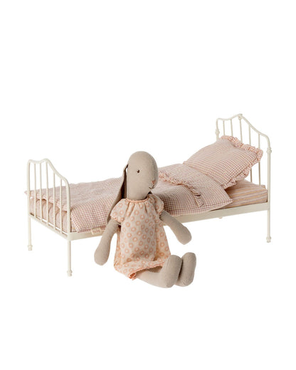 Maileg Miniature Bed In Purple