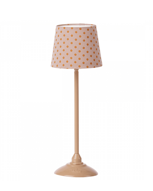 Maileg Miniature Floor Lamp In Dark Powder