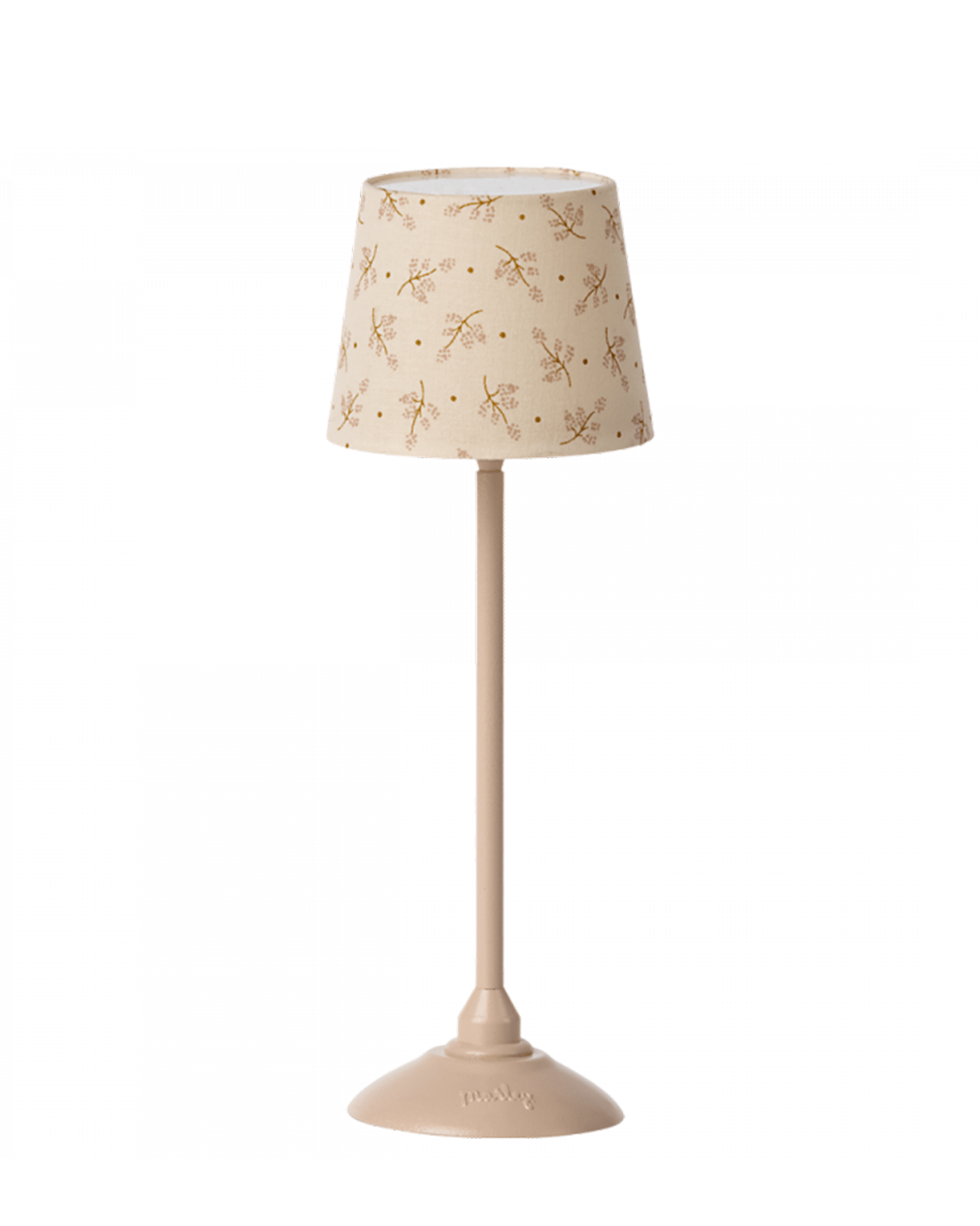 Maileg Miniature Floor Lamp In Powder