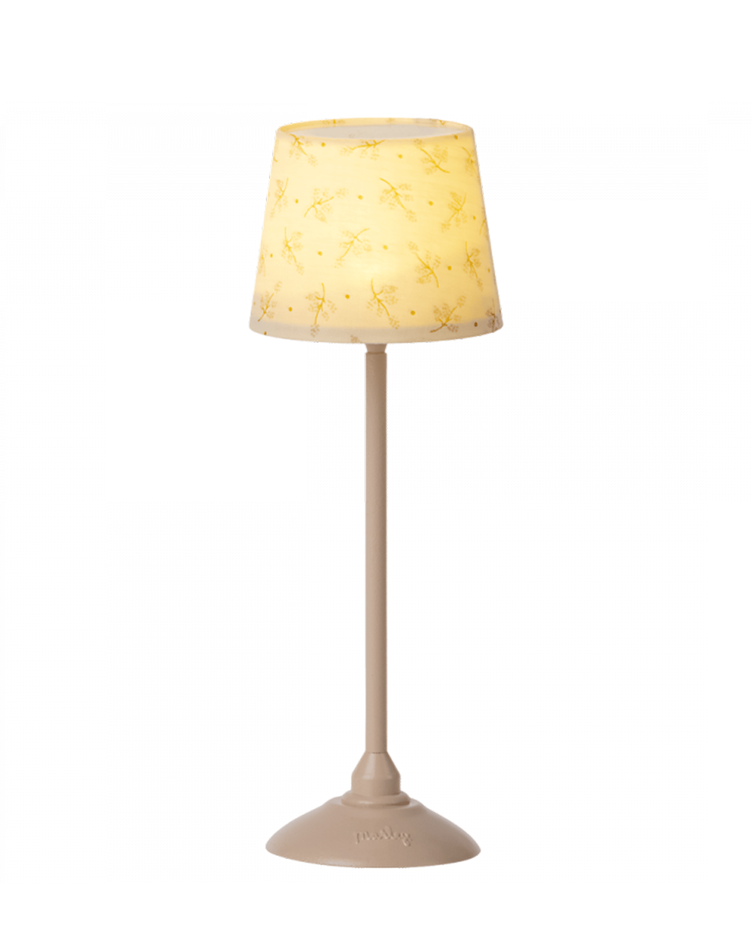 Maileg Miniature Floor Lamp In Powder