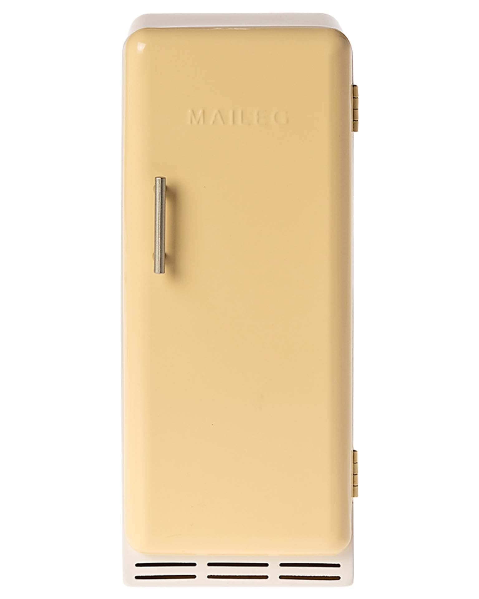 Maileg Miniature Fridge In Yellow