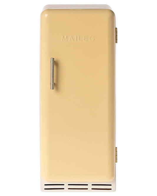 Maileg Miniature Fridge In Yellow