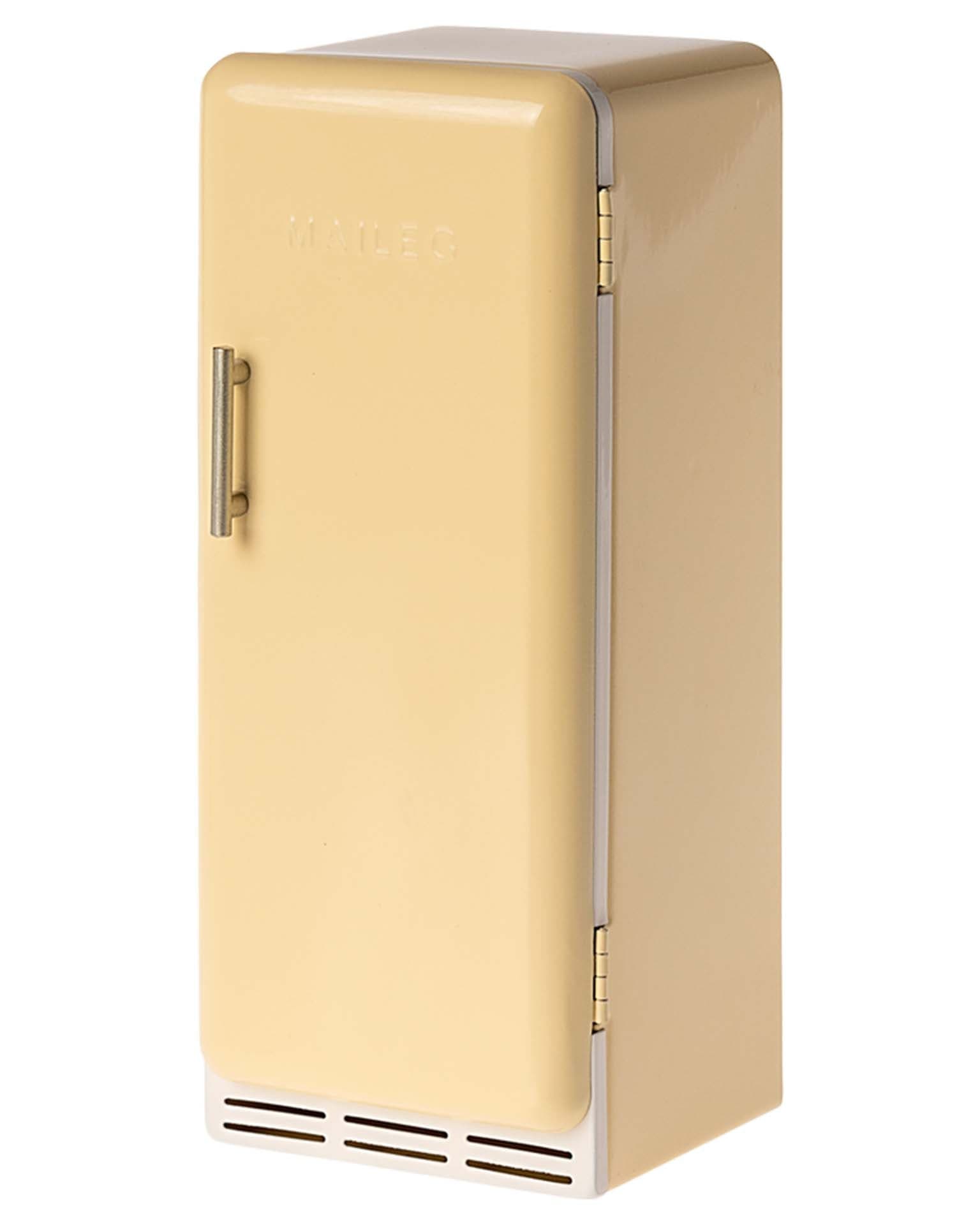 Maileg Miniature Fridge In Yellow