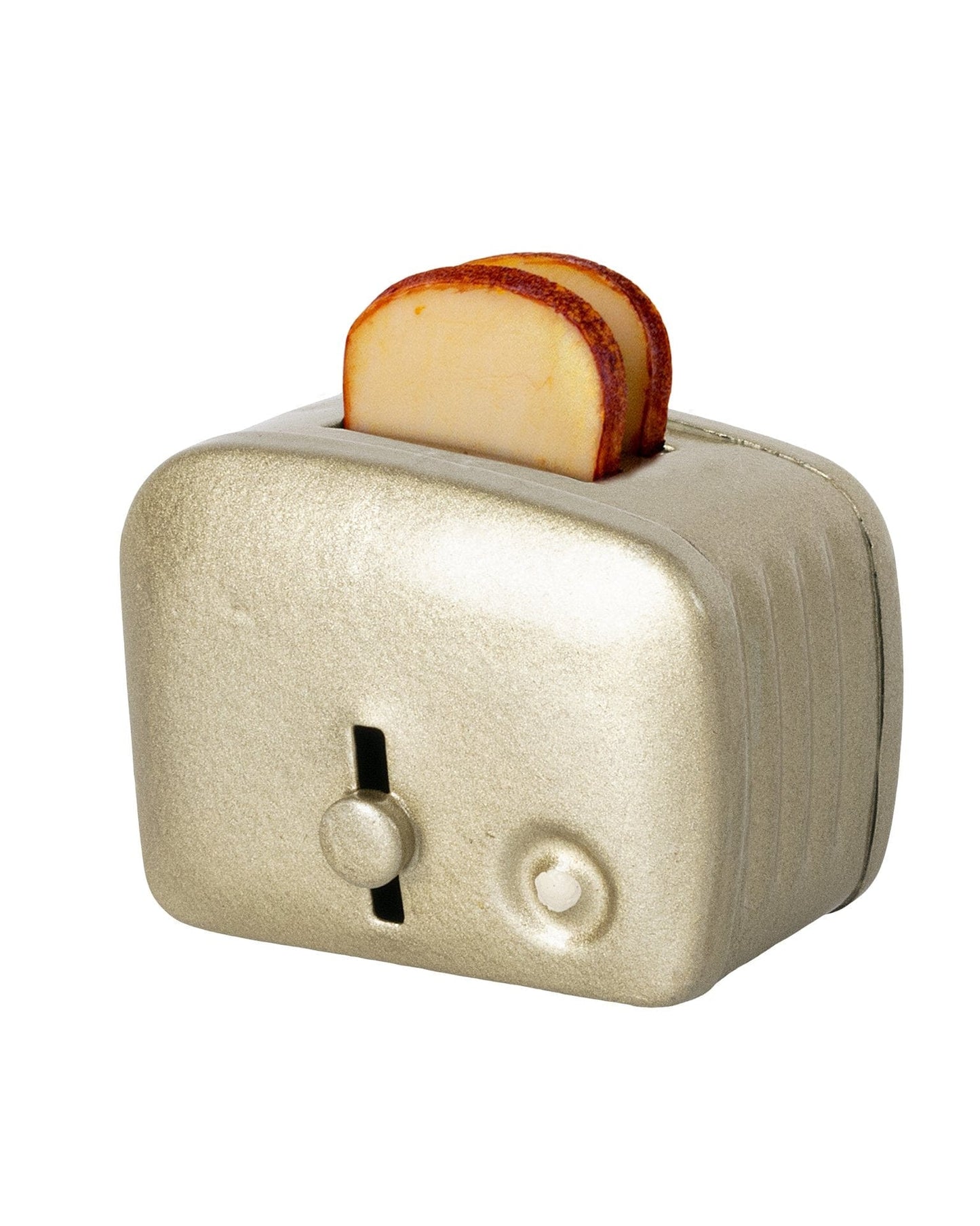 Maileg Miniature Toaster + Bread In Silver