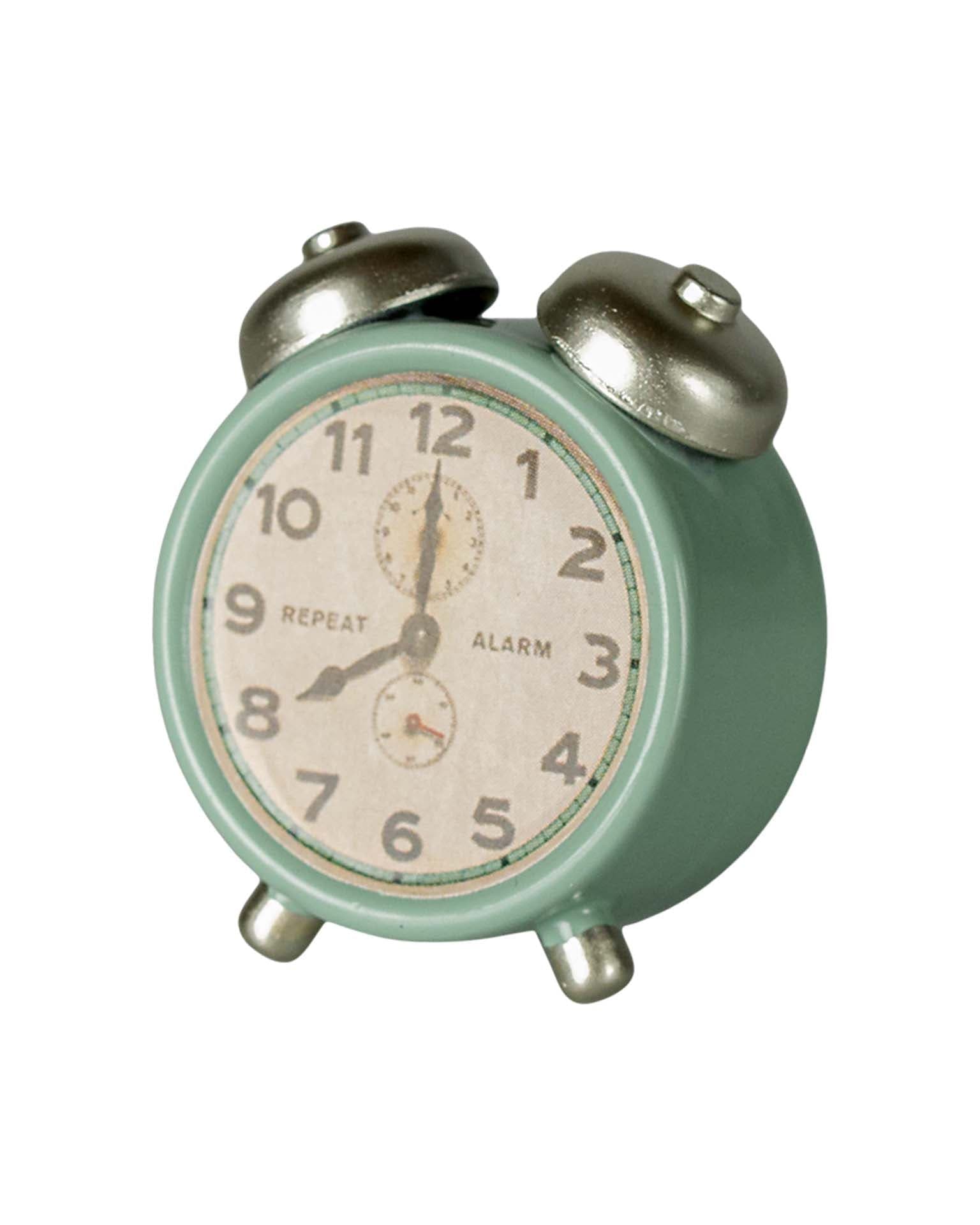 Maileg Mouse Alarm Clock In Mint