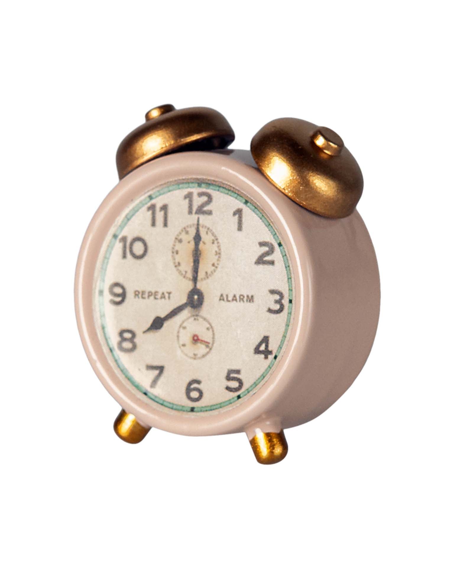 Maileg Mouse Alarm Clock In Powder