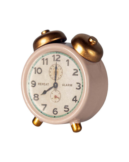 Maileg Mouse Alarm Clock In Powder
