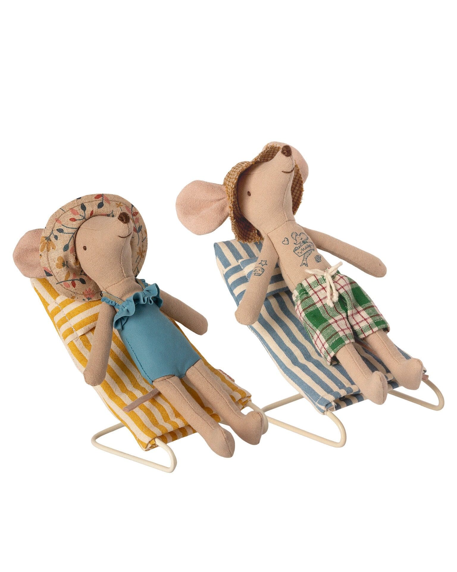 Maileg Mouse Beach Chair Set