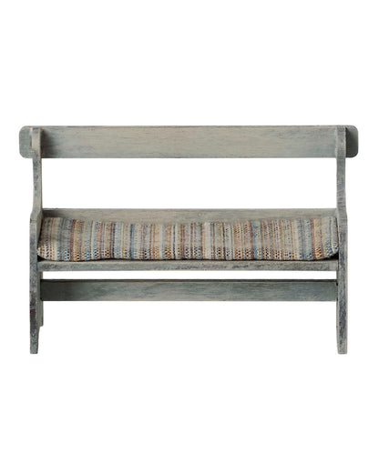 Maileg Mouse Bench In Vintage Off White