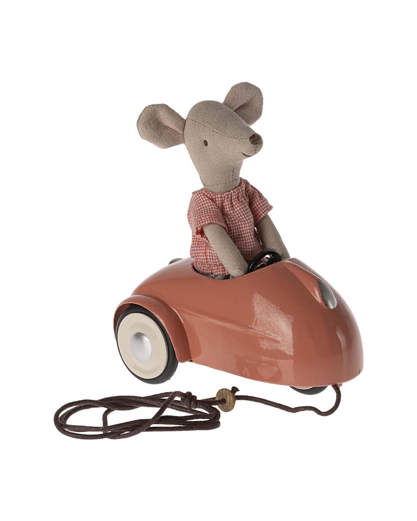 Maileg Mouse Car In Coral