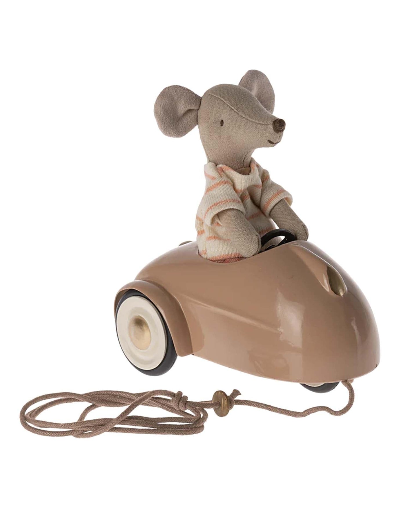 Maileg Mouse Car In Dark Powder