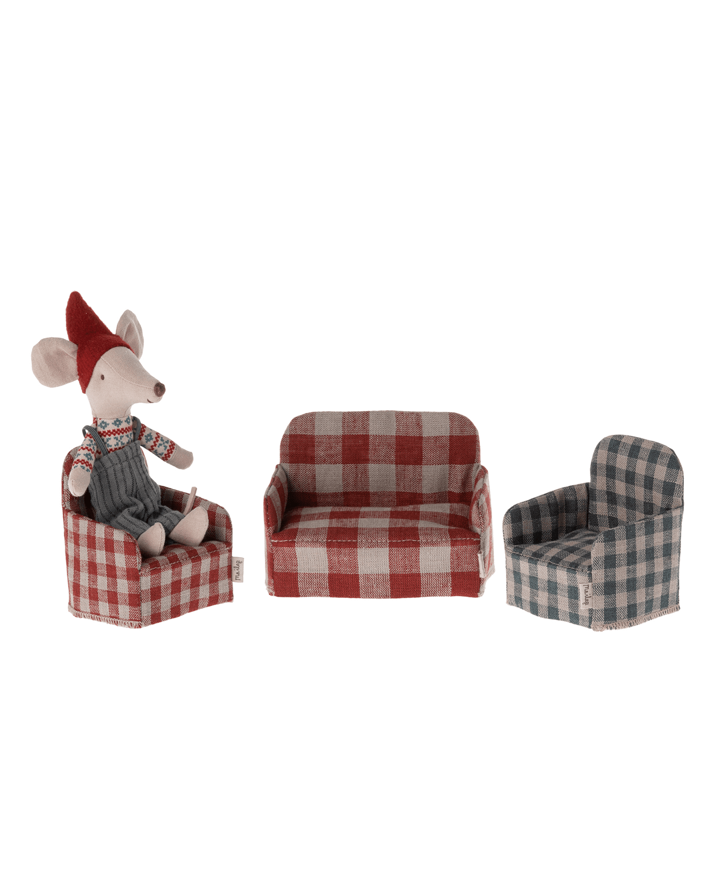 Maileg Mouse Chair In Red