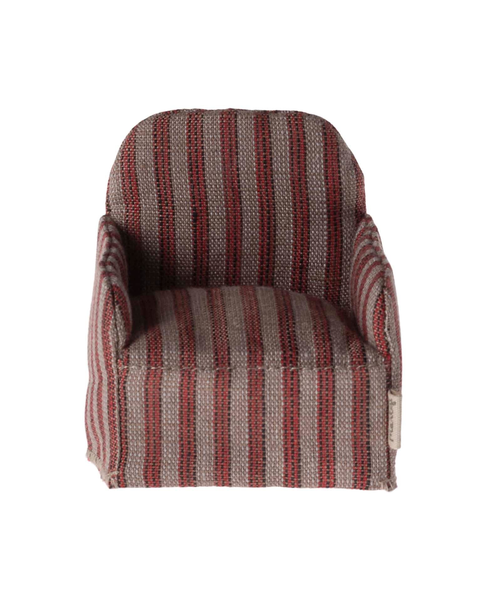 Maileg Mouse Chair In Stripe