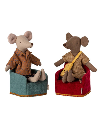 Maileg Mouse Folding Chair In Red