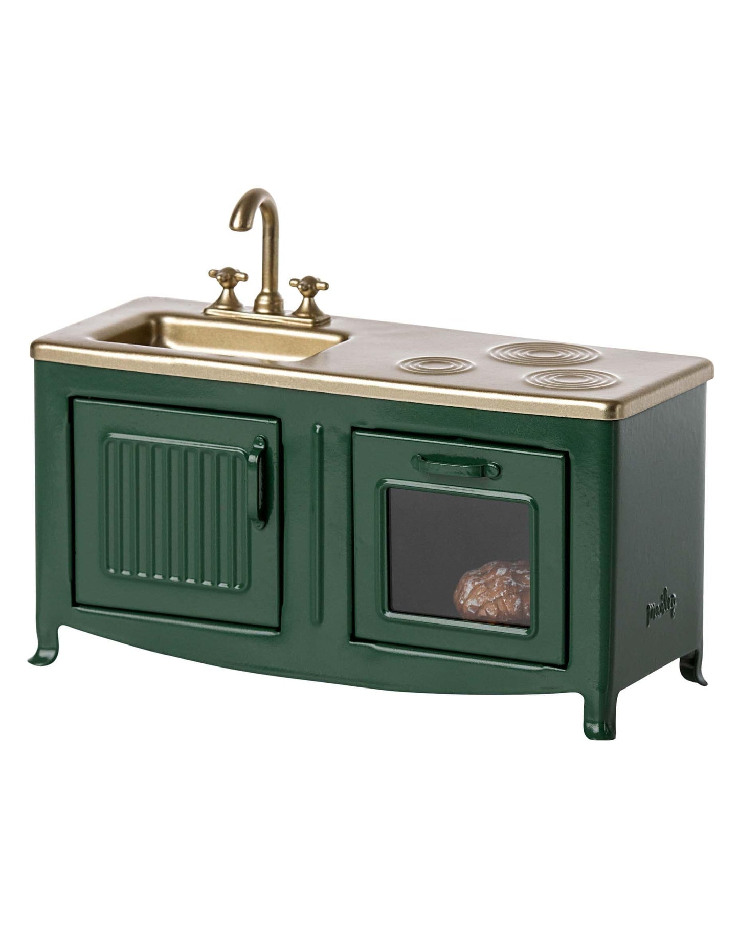 Maileg Mouse Kitchen In Dark Green
