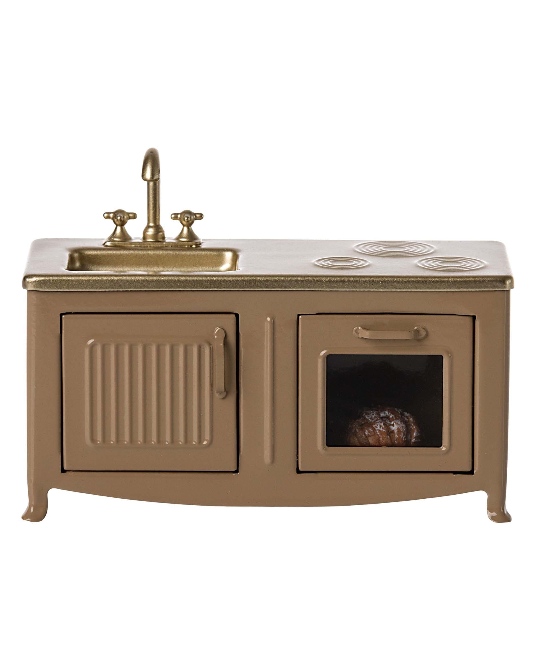 Maileg Mouse Kitchen In Light Brown
