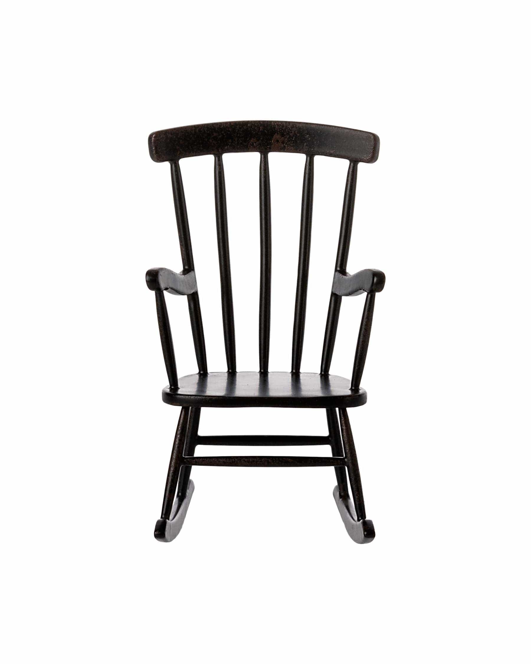 Maileg Mouse Rocking Chair In Anthracite