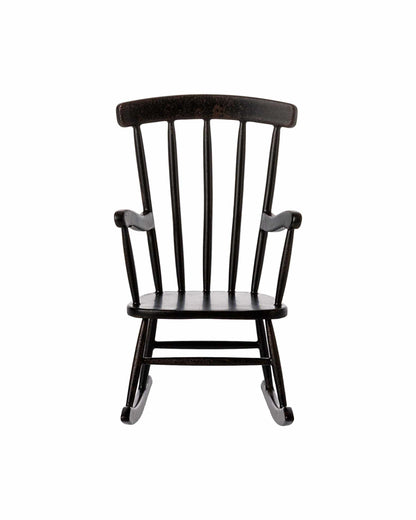 Maileg Mouse Rocking Chair In Anthracite