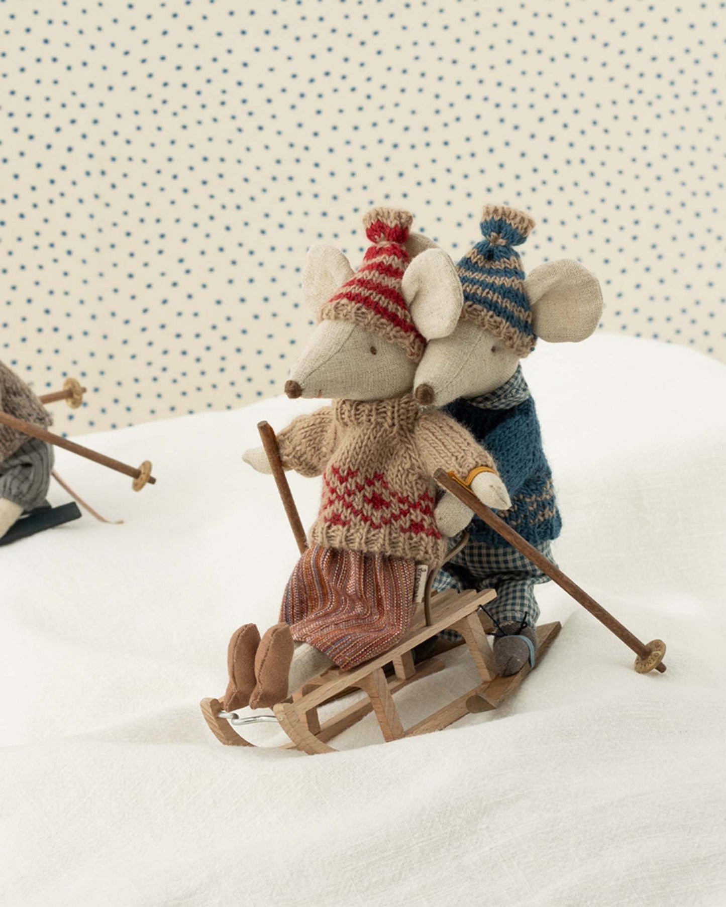 Maileg Mouse Sled