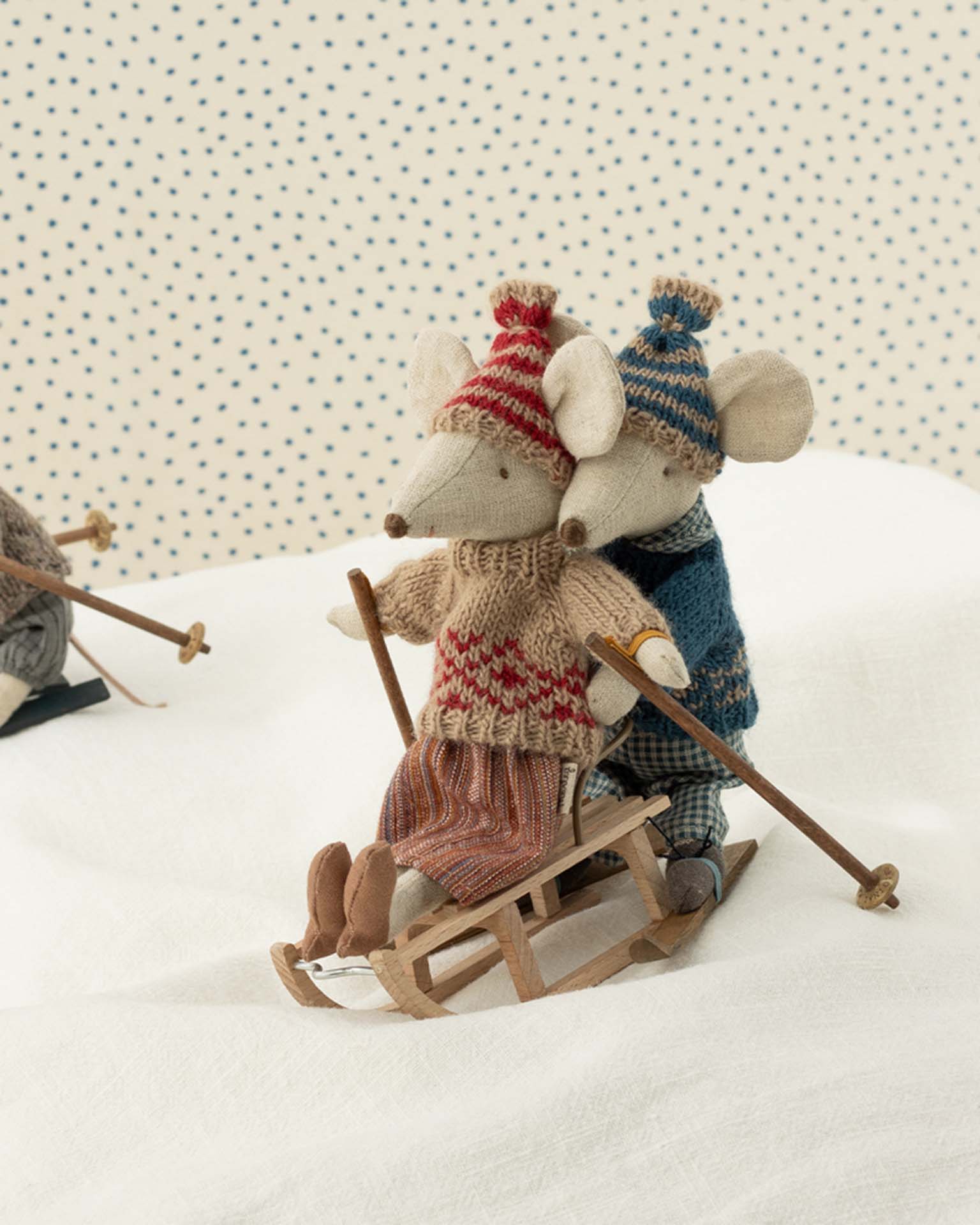 Maileg Mouse Sled